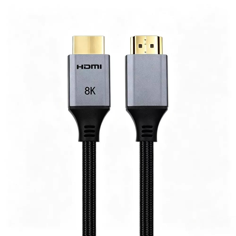 AM से AM तक के कैमरे के लिए जिंक अलॉय शेल 8K HDMI केबल